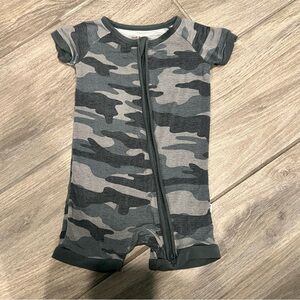 Little Sleepies Camou Shorty Zippy